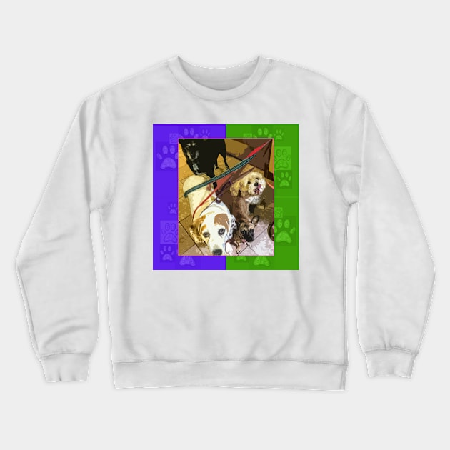 Roz, Buster, Jamie and Peppy Crewneck Sweatshirt by JoonMoon